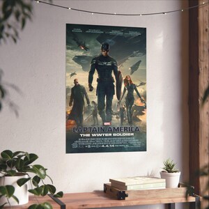 Captain America The Winter Soldier / Premium Matte vertical poster image 3