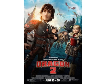 How To Train Your Dragon 2 / Premium Matte vertical poster