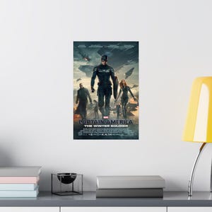 Captain America The Winter Soldier / Premium Matte vertical poster image 2