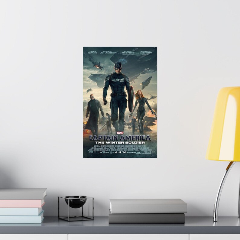 Captain America The Winter Soldier / Premium Matte vertical poster image 2