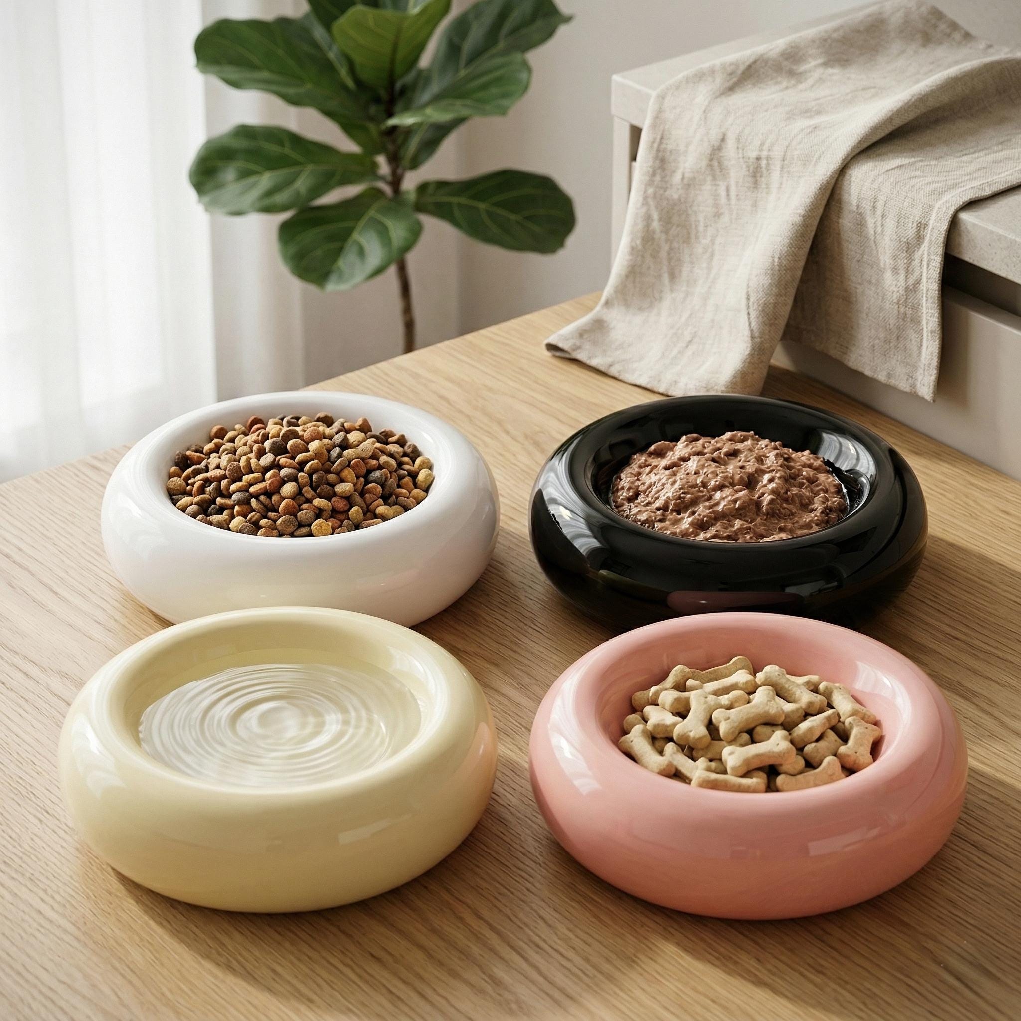 Aesthetic Cat Bowls - Etsy