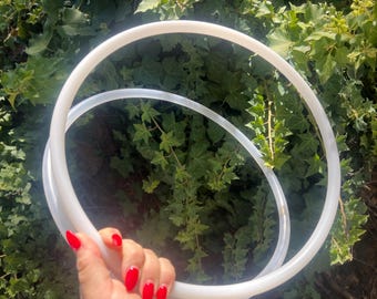 MICRO Arm Hula Hoops - HDPE or Polypro, Poi Style Doubles 12 inches