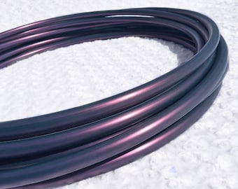 Kalypso 5/8" Polypro Dance & Exercise Hula Hoop COLLAPSIBLE push button - irridescent blue gray green purple pink