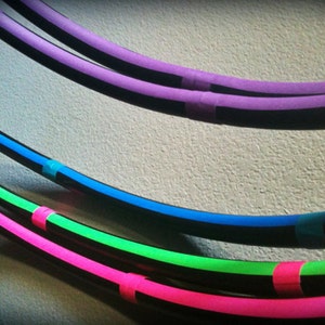 SALE 10 percent off Lot Of 3 Hula HOOPS 1 Collapsible or Push Button Body Hoop & 2 Mini Arm Hoops best seller image 2