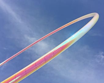 Sunset HDPE or POLYPRO Performance Dance & Exercise Hula Hoop - color changing 5/8&quot; 3/4&quot; peach pink