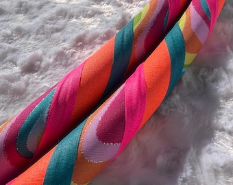 Rainbow River Hula Hoop - Polypro, HDPE, beginner, advanced, or weighted