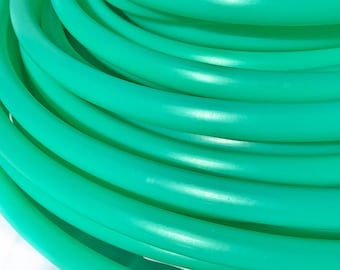 UV Glacier Green Hula Hoop – Collapsible HDPE, Black Light Reactive