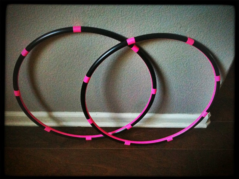 SALE 10 percent off Lot Of 3 Hula HOOPS 1 Collapsible or Push Button Body Hoop & 2 Mini Arm Hoops best seller image 3