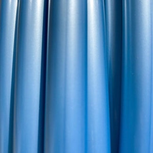 Metallic Blue Sky Glossy 3/4” Polypro Dance & Exercise Hula Hoop COLLAPSIBLE push button or minis - metallic