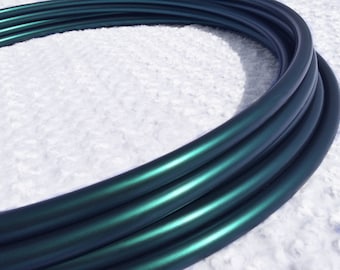 Medusa Emerald Green  5/8” Polypro Hula Hoop: Collapsible Dance & Exercise Hoop