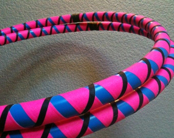 Budget Blueberry Dance & Exercise Hula Hoop COLLAPSIBLE or Push Button blue pink black