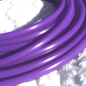 UV Lilac Purple 3/4&quot; Polypro Dance & Exercise Hula Hoop COLLAPSIBLE push button or minis - blacklight neon wisteria orchid