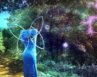 Fairy Fans Custom Flow Prop Toy -  Russian Practice Fans - Decorative Sparkle Color Morph Tape REFLECTIVE options Not LED