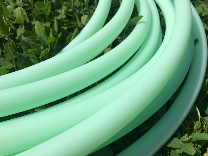 Matcha Green Tea 34\u201d HDPE Dance Trick Hula Hoop COLLAPSIBLE push button or minis