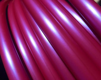 Electra 5/8” Color Morph Polypro Hula Hoop – Cherry Pink Blue Shimmer, Collapsible