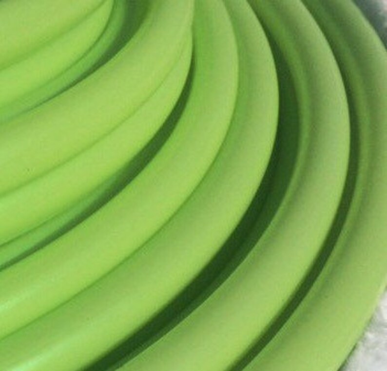 Kiwi 3/4 HDPE Dance & Exercise Hula Hoop COLLAPSIBLE push button or minis lime green image 1