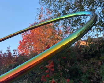 Color Morph Hula Hoop – Harvest Fall Colors, Performance Dance Hoop
