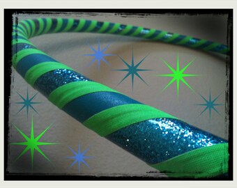 Under The Sea Dance & Exercise Hula Hoop COLLAPSIBLE Polypro, HDPE, beginner, advanced, or weighted - The Little Mermaid  workout kid