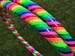 Love and Light Dance & Exercise Hula Hoop COLLAPSIBLE Polypro, HDPE, beginner, advanced, or weighted  - rainbow, roygbiv, glitter sequin 