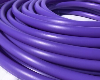 UV Purple 5/8" HDPE Dance Trick Hula Hoop Travel push button or minis -  black light reactive