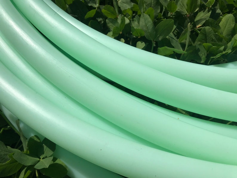 Matcha Green Tea 34\u201d HDPE Dance Trick Hula Hoop COLLAPSIBLE push button or minis