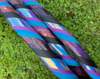Galactic Hula Hoop Set – Collapsible Fitness Hoops, Mommy and Me