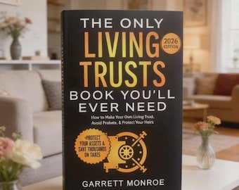 Living Trusts Book | Estate Planning Guide, Wills, Asset Protection (Paperback English)