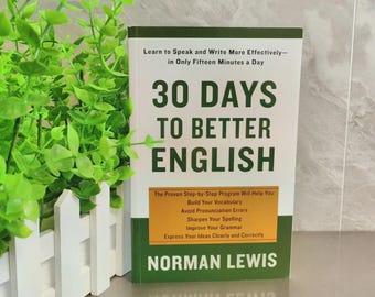 30 Days to Better English Book | Speak, Write, Communicate Effectively (Paperback)