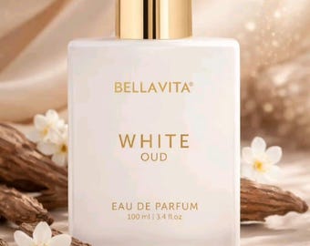 Bella Vita White Oud Eau de Parfum 100ml: Vanilla Bergamot Patchouli Unisex Fragrance