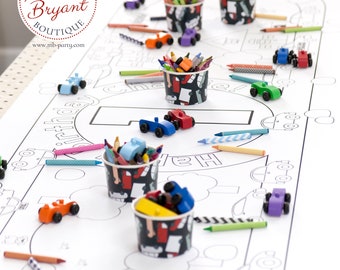 Cars Coloring Page Etsy