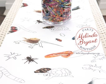 Coloring Tablecloth Etsy Coloring Tablecloth Etsy