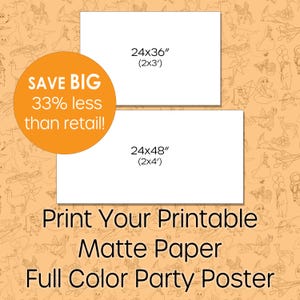 Imprima su archivo imprimible Póster en papel mate Fondo para fiesta Materiales de alta calidad Resolución Banner Uso en interiores Dé vida a su diseño