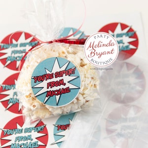 Kids Personalized Valentines Comic Book Themed Sticker Sheets, Kits ...