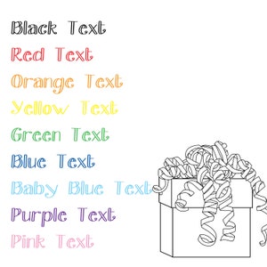 Christmas Gift Coloring Tablecloth Holiday Home Decorations Rustic