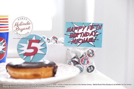 Sweet Cones Kit Superhero Birthday Party Superheroes