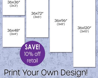 Print Your Own Design Custom Gift Wrap Extra Wide Rolls All Occasions Holidays Birthdays Showers Anniversaries Retirement Housewarming Grad