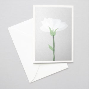Grußkarte, Blumenkarte / Illustration, Karte, Grußkarte, Klappkarte, Briefumschlag, Geschenk, Botschaft, Brief