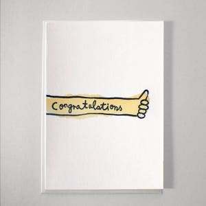 Herzlichen Glückwunsch - LETTERPRESS KARTE
