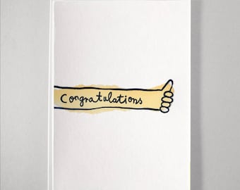 Congratulations  - LETTERPRESS CARD
