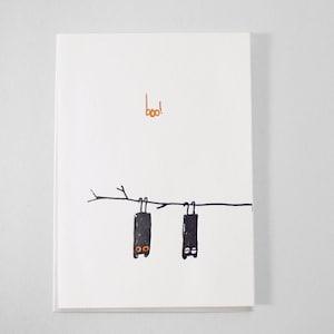 Fledermaus - Halloween - LETTERPRESS KARTE
