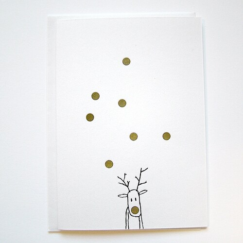 Letterpress christmas card exchange