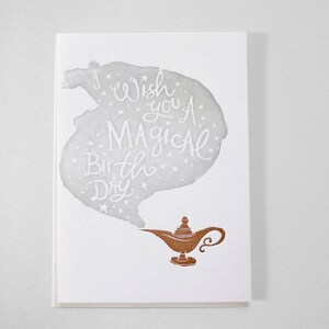 Zauberhafter Geburtstag - LETTERPRESS KARTE