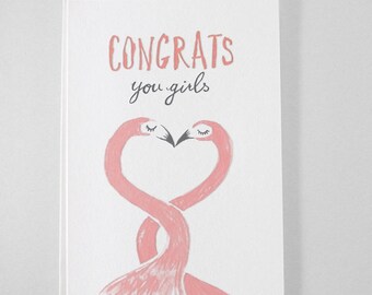 Congratulations you girls Flamingos
