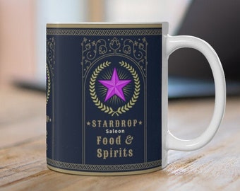 Stardrop Saloon Stardew Valley Mug, Coffee Mug, Stardew Valley Mug, Gamer Gift