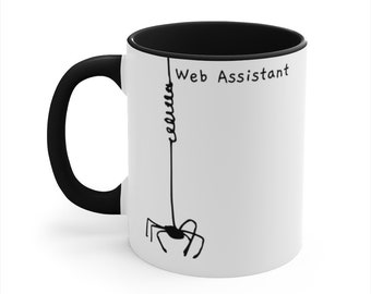 Web Assistant Office Humour Funny Coffee Mug Spider Mug