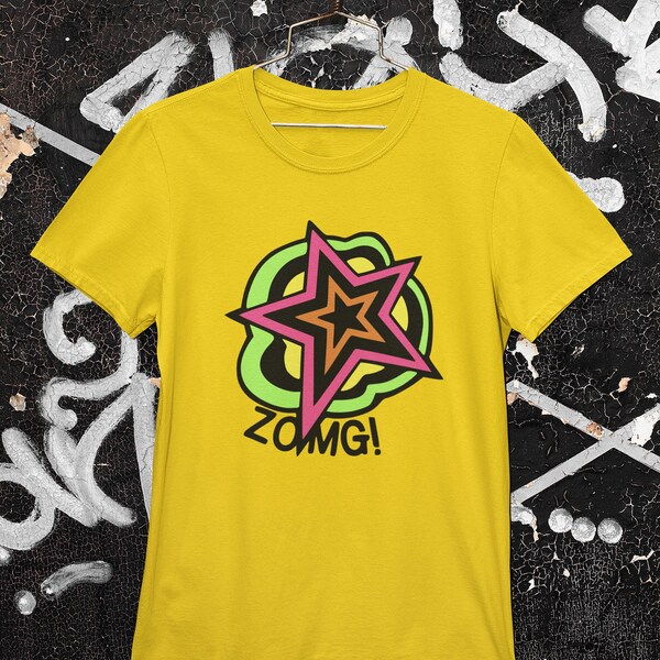 ZOMG! T Shirt, Ryuji Sakamoto, Persona 5, Star Design Graphic Tee, Unisex, Anime Aesthetic