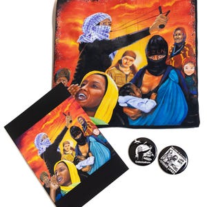 BUNDEL: Remember the Women of Rebellion T-shirt + schetsboek + speldjes