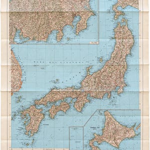 Japan map poster - Etsy 日本