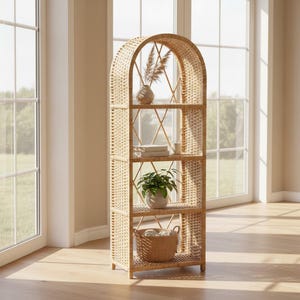 Rattan bookcase - Etsy 日本