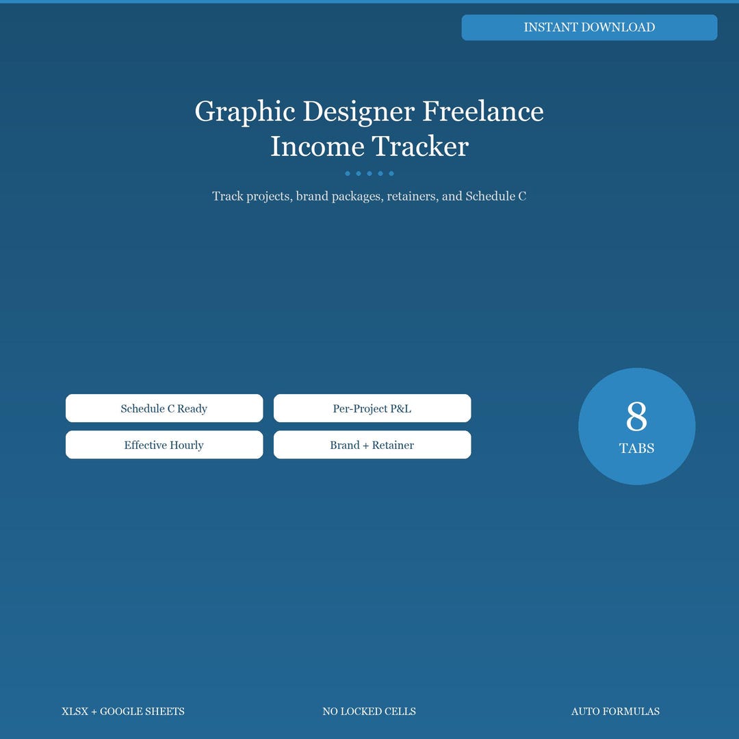 Graphics Tracker. Excel Graphic Designer Spreadsheet | Small Business Accounting Spreadsheet ...
